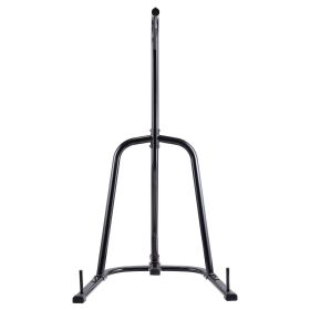 Punching Bag Stand, Steel Heavy Duty Workout Equipment, Boxing Punching Bag Stand, Holds Up to 140 lbs, Freestanding Sandbag Rack with Weighted Base