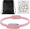 Pilates Ring Fitness Circle – 14 Inch Magic Circle for Toning Arms, Thighs, Legs & Core (Workout Guide Included)