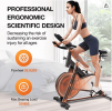 MOBI FITNESS Exercise Bike, Indoor Cycling Bike for Home Gym with Comfortable Seat Cushion Magnetic Resistance Stationary Bikes with Knob Console