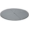 Soozier Pole Dance Mat, 2"T x 5'W Folding Pole Dance Mat for Home, Lightweight and Foldable, Grey