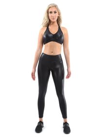 Cortina Activewear Set - Leggings & Sports Bra - Black [MADE IN ITALY]