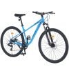 29 Inch Wheels 8 Speed Mountain Bike, for Men Women Boys and Girls, Front Suspension, Steel Frame
