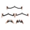 LAT Pulldown Attachments, Cable Machine Rowing T-bar V-bar 5 Set, Tricep Pull Down Bar, Back Strength Training Rubber Coated Handle Grip