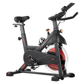 Exercise Bike, Adjustable Magnetic Resistance Stationary Bike, Indoor Cycling Bike for Home Cardio, Workout Bike with Silent Belt Drive