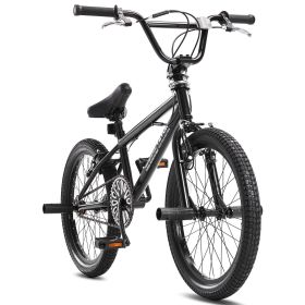 BMX Bike, 20-Inch Wheel Freestyle Bike, BMX Race Bike with 360�� Rotor and 4 Pegs, Beginner-Level BMX to Advanced Riders