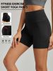 Plus Size Yoga Biker Shorts with Pockets ��� High Waist, Tummy Control Gym Leggings