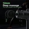 Massage Gun Deep Tissue Percussion Massager for Athletes,Handheld Body Back Muscle Massager Gun with 8 Massage Heads