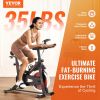 Exercise Bike, Adjustable Stationary Bike, Indoor Cycling Bike for Home Cardio, Workout Bike with Silent Belt Drive, Comfortable Seat Cushion