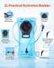 Hydration Backpack with 2L TPU Water Bladder, Hydration Pack Backpack, Lightweight Hiking Water Backpack for Men Women, Hydro Water Daypack for Hiking