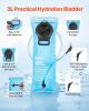 Hydration Backpack, 15L Insulated Hydration Pack Backpack with 3L TPU Water Bladder, Hiking Water Backpack with Storage for Men Women