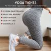 TIK Tok Leggings Women Butt Lifting High Waist Yoga Pants Pocket Grey M
