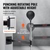 VEVOR Wall Mount Boxing Spinning Bar, Spinning Bar with Punching Ball, Adjustable Boxing Speed Trainer, Reflex Boxing Bar with Gloves
