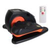 Under Desk Elliptical Machine Seated Pedal Exerciser Leg Foot Trainer Stepper Exerciser with 5 Speed Levels 3 Auto Modes LCD Monitor for Seniors Offic