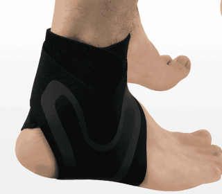 Ankle Support Brace Safety Running Basketball Sports Ankle Sleeves (Option: SMset-2pc-Set)