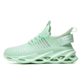 Women and Men Sneakers Breathable Running Shoes Outdoor Sport Fashion Comfortable Casual Couples Gym Mens Shoes Zapatos De Mujer (Shoe Size: 45, Color: G116 Green)