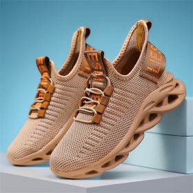 New Style Kids Shoes Boys Breathable Sports Shoes Girls Fashion Casual Shoes Kids Non-Slip Sneakers Children Running Shoes (Shoe Size: 31, Color: Khaki)
