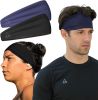 Sweat Band Workout Headbands for Women and Men - Sweatbands for Men - Moisture Wicking Sports Sweat Bands Headbands for Women, Running,Cycling,Yoga