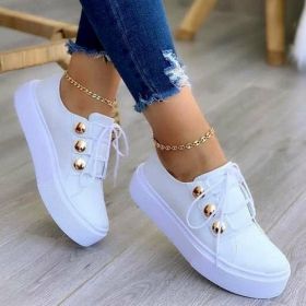 Light Breathable Female Running Shoes Casual Women Sneakers (Shoe Size: 9, Color: White)