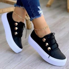 Light Breathable Female Running Shoes Casual Women Sneakers (Shoe Size: 9.5, Color: Black)
