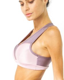 Copacabana Flex-Fit Racerback Sports Bra - Amethyst (Color: Amethyst, size: small)