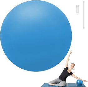 Small Pilates Ball 9 Inch Small Exercise Ball Workout Yoga Balls for Gym Yoga, Core Training, Fitness, Workout, Stability, Improves Balance (Color: Blue)