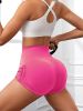 3 Pack Workout Shorts For Women Seamless Scrunch Butt Lifting High Waisted Yoga Gym Booty Running Short Pants