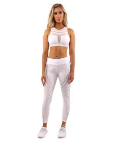 Laguna Set - Leggings & Sports Bra - White (size: small)