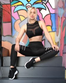 Laguna Sports Bra - Black (size: medium)