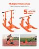 Weight Sled, Steel Power Sled, Fitness Training Sleds for Athletic Exercise Speed Improvement, Workout Equipment with Adjustable Height Handle