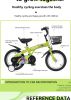 FKZNPJ 18 inch sporty kids bike with training wheels and stand Adjustable saddle Suitable for boys and girls aged 5-10 years tall Height 39-49 inches