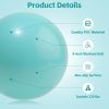 Small Pilates Ball 9 Inch Small Exercise Ball Workout Yoga Balls for Gym Yoga, Core Training, Fitness, Workout, Stability, Improves Balance