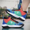 New fashion children's shoes comfortable and breathable all match primary and secondary school students youth basketball sports shoes running shoes 30