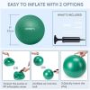 Yoga Ball Exercise Ball Anti Slip Heavy Duty for Fitness, Balance & Core Workout