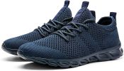 2022 Summer men's casual shoes light sneaker white large size outdoor breathable mesh fashion sports black running tennis shoes