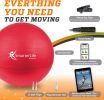 Exercise Ball Yoga Ball for Fitness, Balance, Stability, or Pregnancy, Gym Ball for Core Workout, Physical Therapy, Yoga Ball Chair for Office