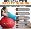 Exercise Ball Yoga Ball for Fitness, Balance, Stability, or Pregnancy, Gym Ball for Core Workout, Physical Therapy, Yoga Ball Chair for Office