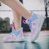 New fashion children's shoes comfortable and breathable all match primary and secondary school students youth basketball sports shoes running shoes 30