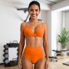 1Pc/3Pcs Women Deep V-Neck Sports Bras U-Shaped Back Sport Bras Padded Strappy Crop Open Back Low Impact Bras Sexy Fitness Tank Tops with Removable Pa