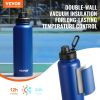 40 oz Insulated Water Bottle, Stainless Steel Camping & Hiking Hydration Flask with Wide Mouth Lid, Sports Coffee Cup Double Walled, Leakproof