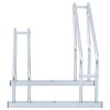Bicycle Stand for 2 Bikes Floor Freestanding Galvanized Steel