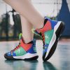 New fashion children's shoes comfortable and breathable all match primary and secondary school students youth basketball sports shoes running shoes 30