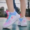 New fashion children's shoes comfortable and breathable all match primary and secondary school students youth basketball sports shoes running shoes 30