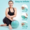 Small Pilates Ball 9 Inch Small Exercise Ball Workout Yoga Balls for Gym Yoga, Core Training, Fitness, Workout, Stability, Improves Balance
