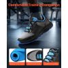 Cross Training Shoes, W Width Sneakers US Size 8, Wide Toe Box Shoes with Arch Support & Adjustable Lace-up, Training Shoes for Running, Gymnastics